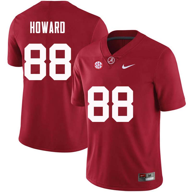 Alabama Crimson Tide Men's O.J. Howard #88 Crimson NCAA Nike Authentic Stitched College Football Jersey VU16W75SS